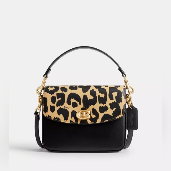 Coach Cassie Crossbody 19 With Leopard Print - Picture 4 of 15